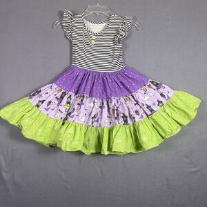 Eleanor Rose Costume Parade Dress Girls 7/8 Purple Halloween Witches Ghost
